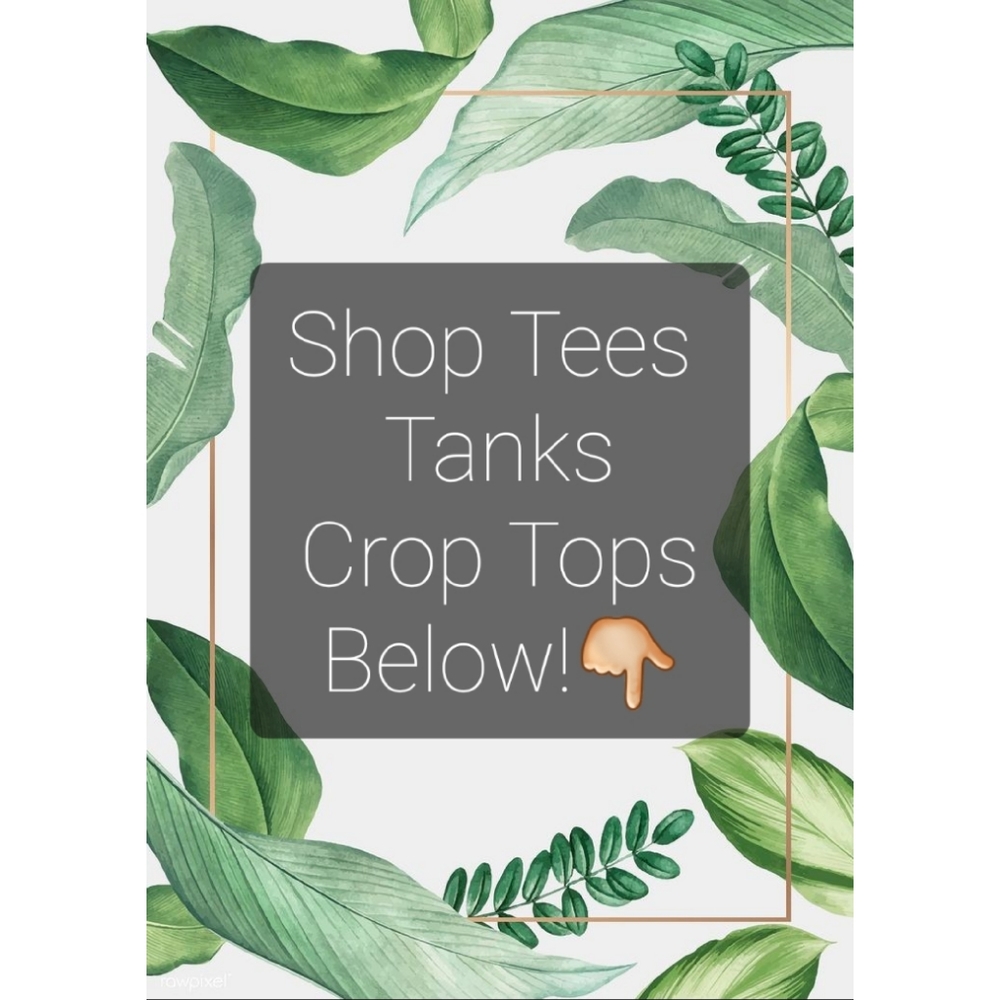 🌿Tee Shirts, Tank Tops & Crop Tops🌿